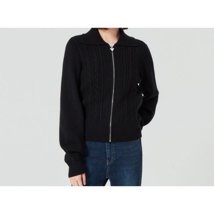 매장정품 게스 GUESS 스웨터 꽈배기 집업 가디건 OO3SE601 678268