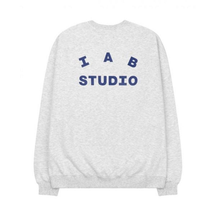 정품아닐시3배보상 아이앱 스튜디오 스웨트셔츠 라이트 그레이  19FW IAB Studio Sweatshirt Light Gray  19FW