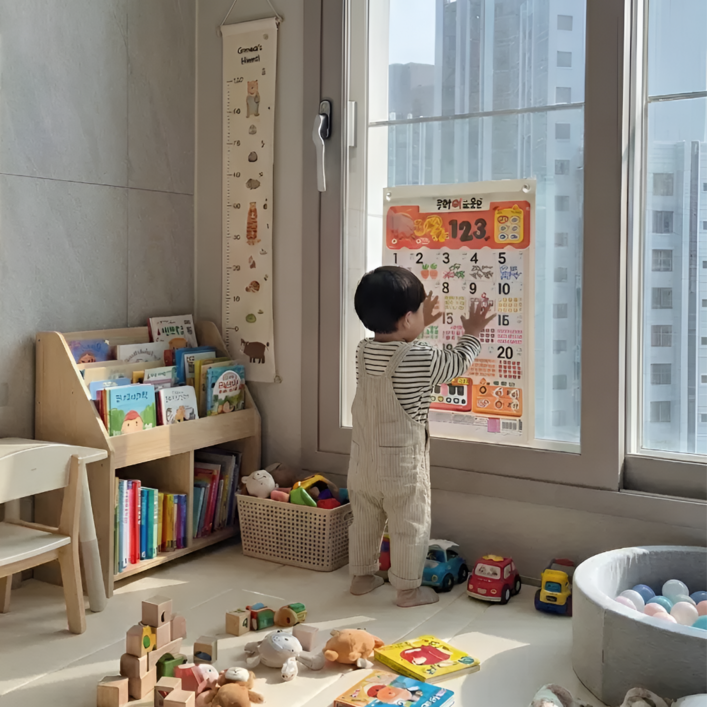 아빠차트 NS6 콕콕콕 사운드벽보 요미몬 사운드 차트 아기 유아