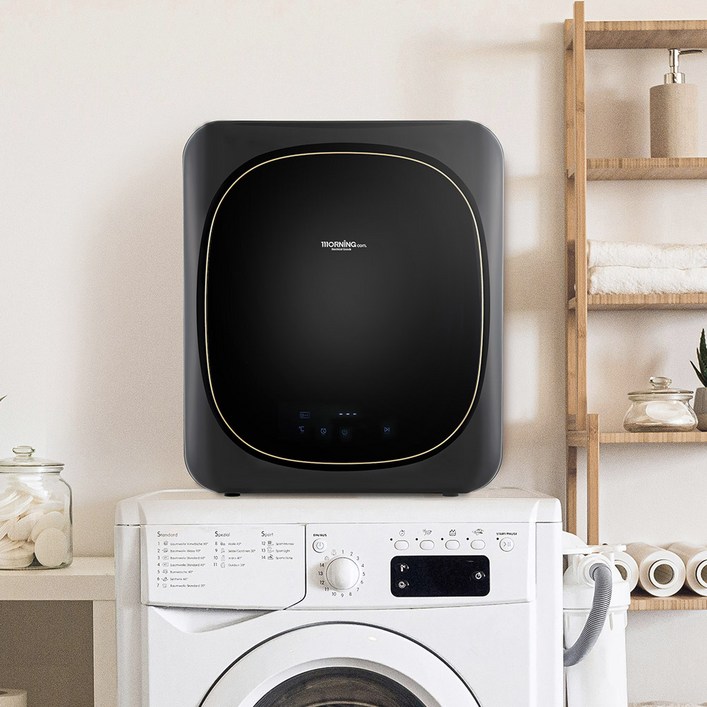 대웅 4세대 스마트 AI 회전형 미니건조기 4kg UV 99.9 살균 아기옷 원룸 자취 소형 PRO 반영구 안심 3중 필터 의류 건조기, DWCDE2404SJ