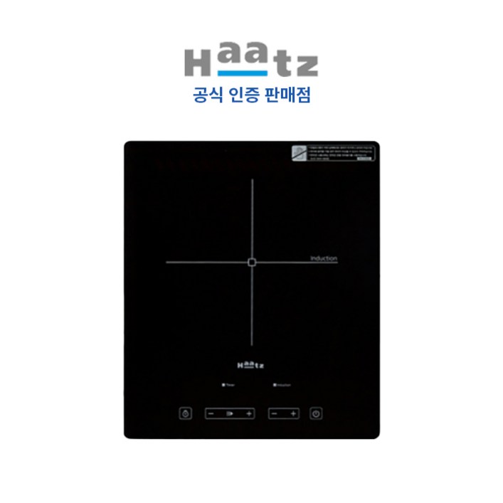 [전국설치]하츠 인덕션 1구 블랙 (타공 281x340)