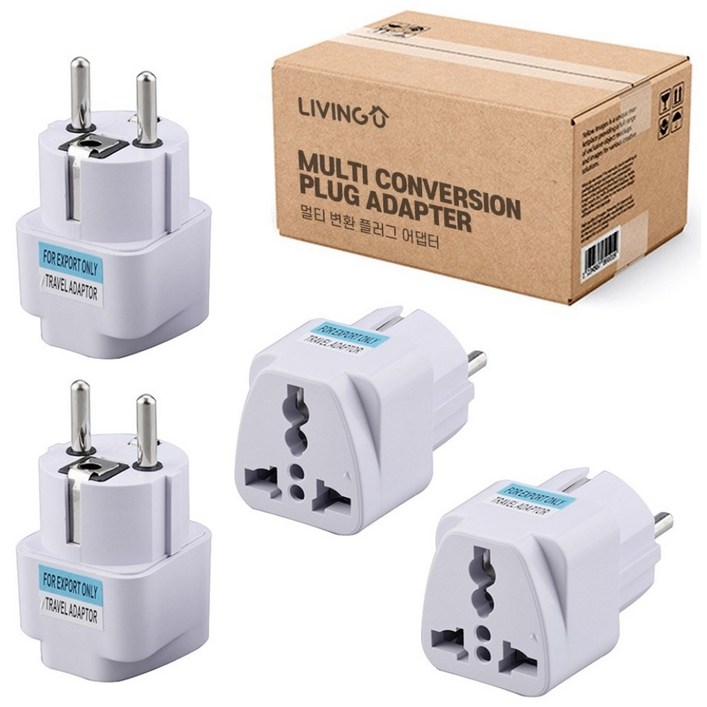 리빙유 멀티 변환 어댑터 콘센트 돼지코 110V 220V 변환