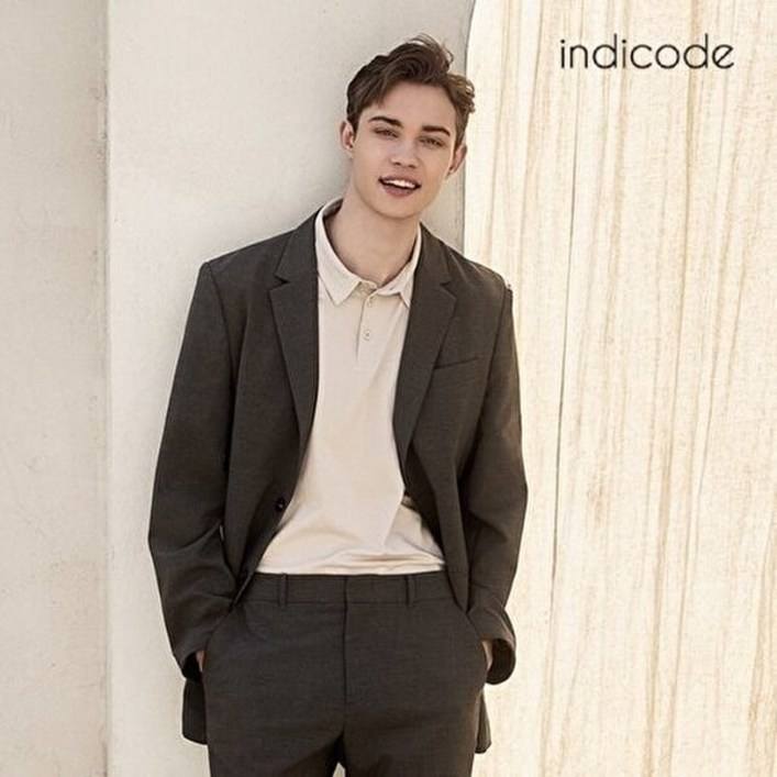 인디코드 남성 퍼펙트핏 썸머 에어 수트 2종 카키그레이