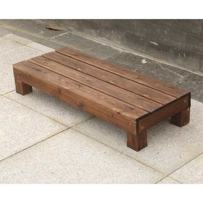 합성데크 방부목 계단 발코니 목재 디딤대 현관 안뜰 발판 스텝 출입문 보관