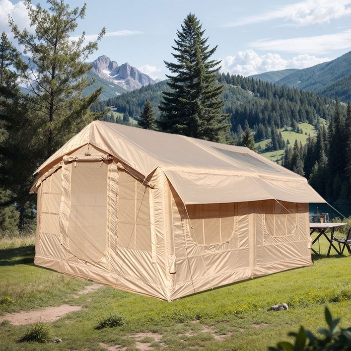 아이순스 에어텐트 캠핑텐트 원터치텐트 에어텐트 56인용