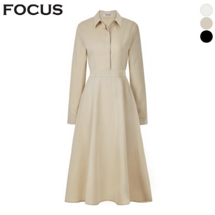 포커스 포커스 히든버튼카라원피스VF5S1OP3121