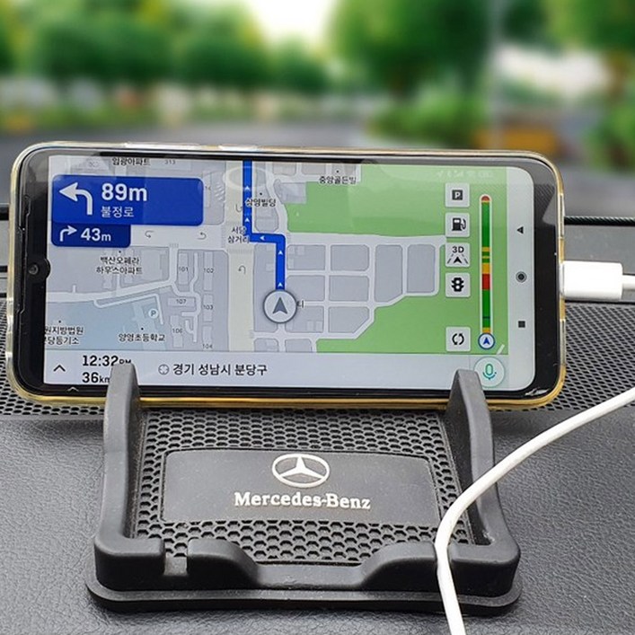 인터바겐 벤츠 차량용 자동차 휴대폰 핸드폰 스마트폰 거치대 논슬립 패드 대쉬보드 미끄럼방지 매트 - 쇼핑앤샵