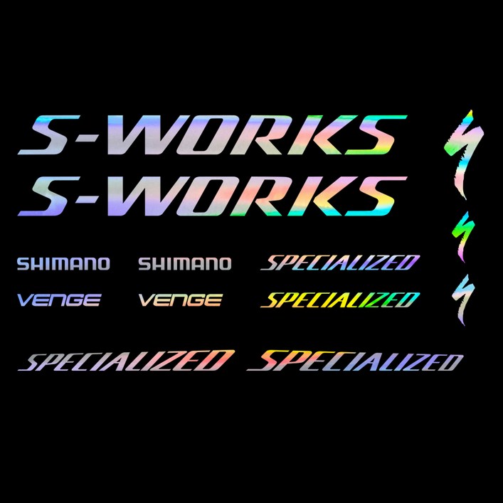 자전거 데칼 스티커 에스워크 swork 스페셜 라이즈드 한대분 풀셋트