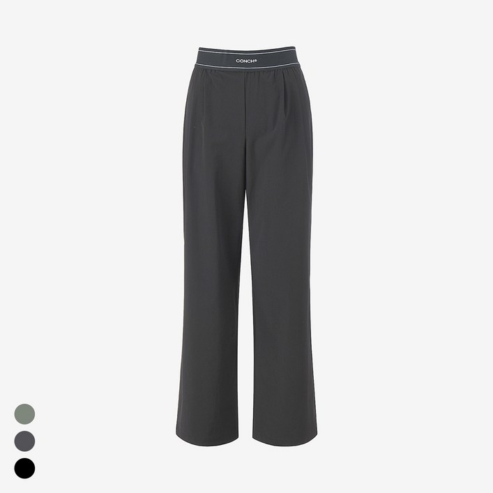 콘치웨어 와이드 레그 밴딩 팬츠 3colors 필라테스 요가