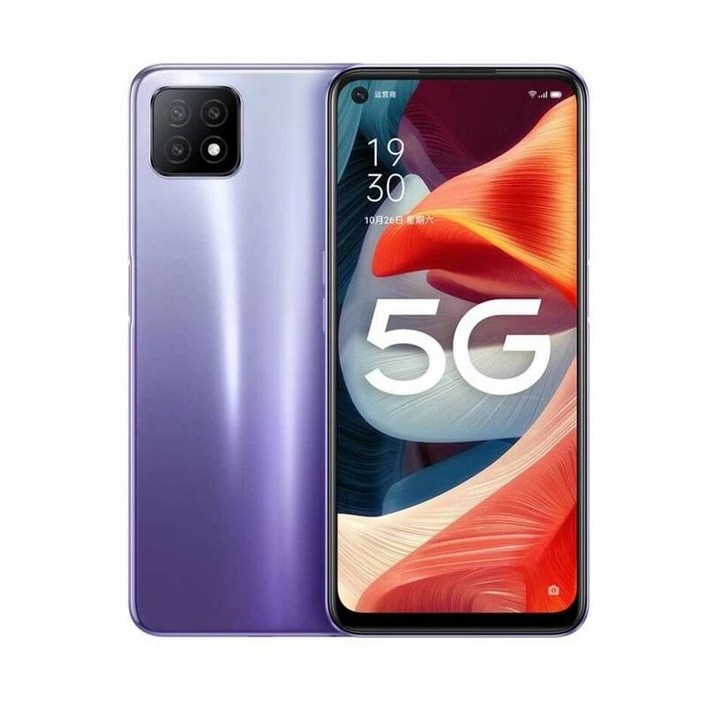 OPPO A73 5G 스마트폰 글로벌 펌웨어 CPU MTk Dimensity 720 4030mAh 배터리 카메라 16MP 8GB 128GB 중고