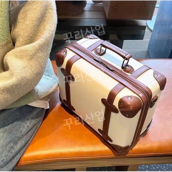 빈티지 캐리어 가방 북유럽 감성 디자인 수하물 핸드백