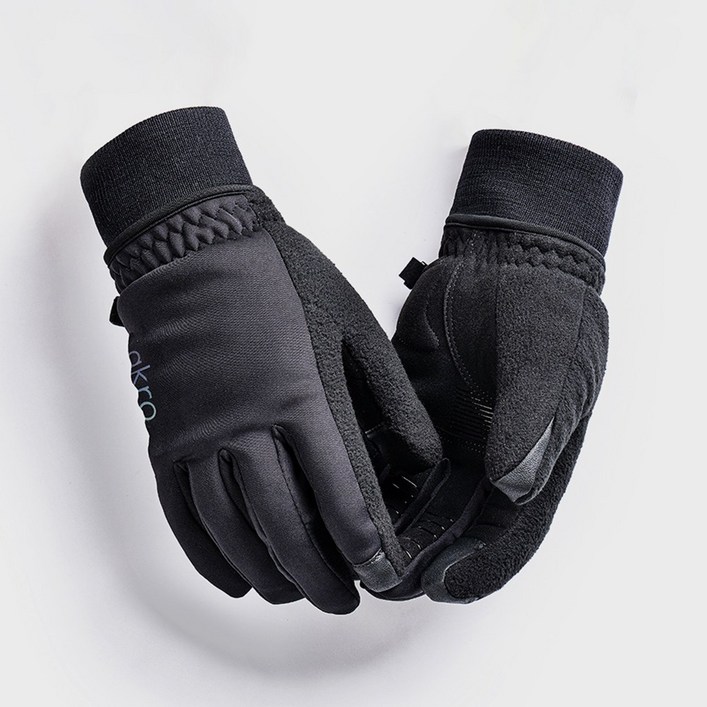 [AKRO] 아크로 프리미엄 방한장갑 고성능 기모 겨울장갑 충격흡수 스마트폰터치 가능, 1개