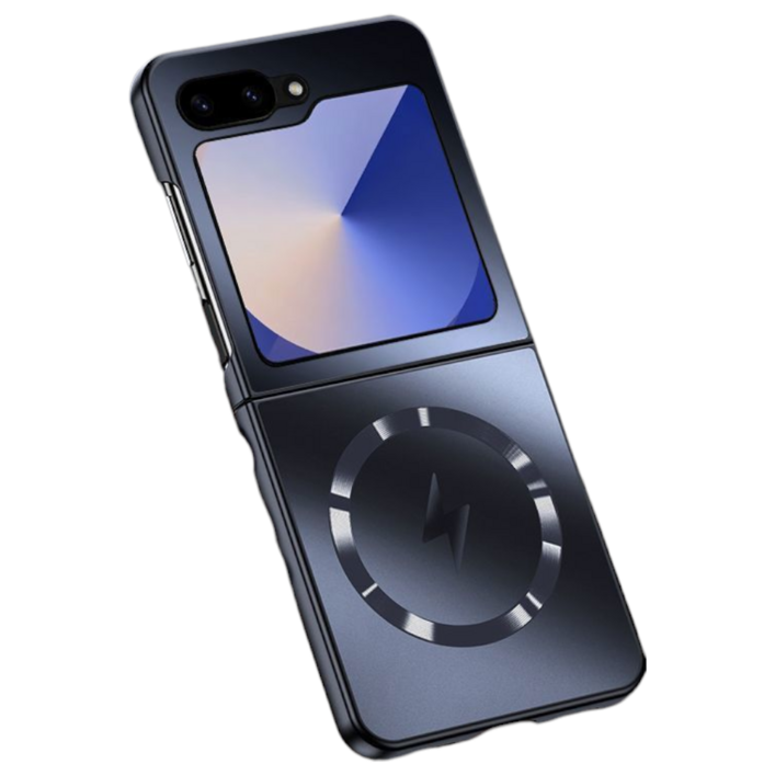 럭스폰 갤럭시 플립전용 강력 맥세이프 티타늄 전기도금 명품 케이스