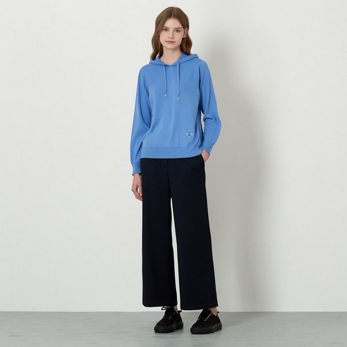 기비 GIVY 피케 조직 밴딩 와이드 팬츠 GY26S1FRA4637DH5180384