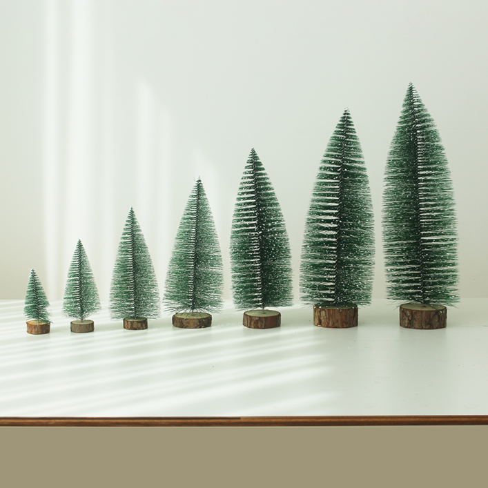 왓위셀 미니어처 트리 장식 3p 소품 전나무 크리스마스