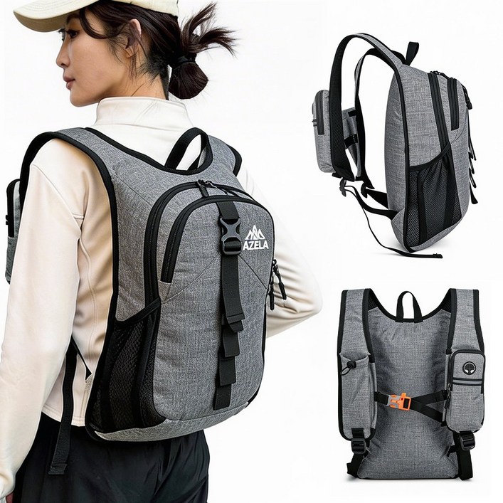 Jeernare 방수 초경량 3층 등산가방 접이식 수납 일체형 등산배낭 낚시 사이클 트레일러닝 백팩