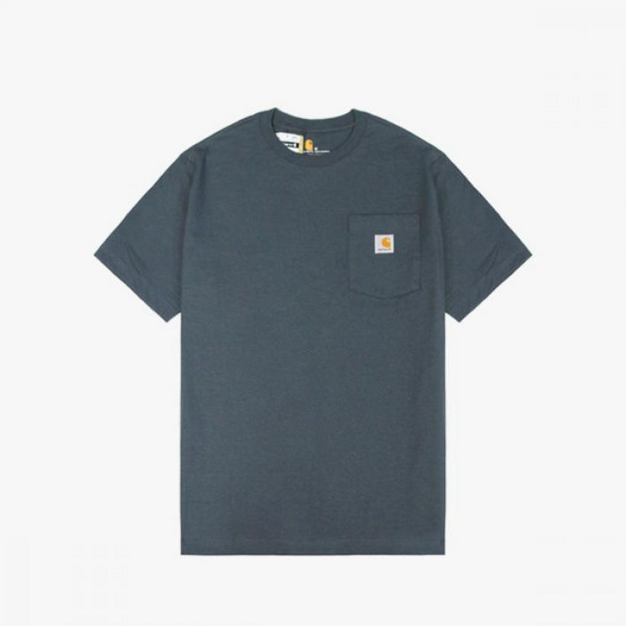 칼하트 K87 워크 포켓 반팔티 BLUE STONE BLS
