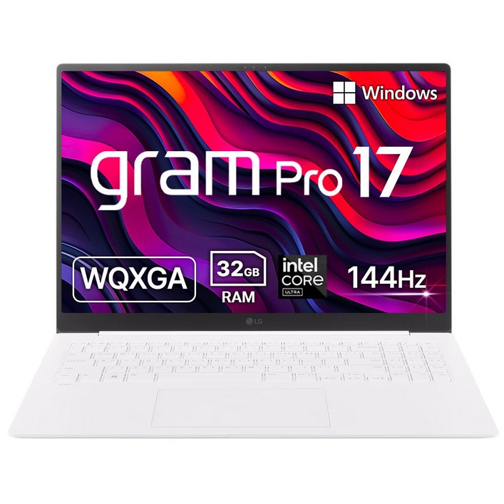 LG전자 그램 Pro 17 코어 울트라5 인텔 Arc, 에센스 화이트, 1512GB, 32GB, WIN11 Home, 17ZD90SPGX59K