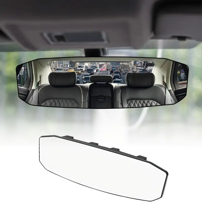 SEAMETAL 익스트림 곡면 룸미러 눈부심방지 백미러 와이드 룸미러, 1개, 30*9cm