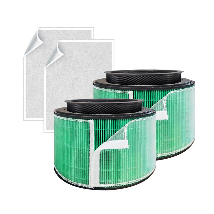 LG 엘지 공기청정기 퓨리케어360 해파필터탈취필터펫망필터보조필터 세트 전용 호환, 2세트, 1개