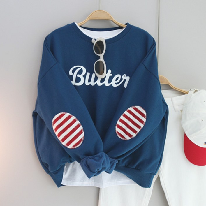 달콩 여성 봄신상 루즈핏 봄버터빵떡오버핏맨투맨