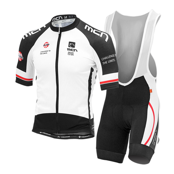 이녹스 화이트 반팔져지+4부 빕숏 자전거의류 세트