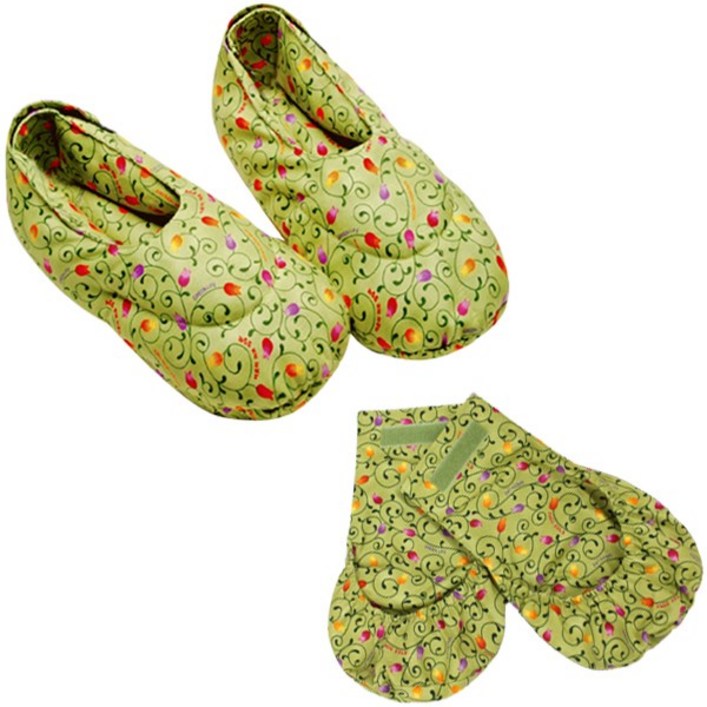 그린라이프 허브 발찜질팩 2짝한쌍 발바닥커버 포함