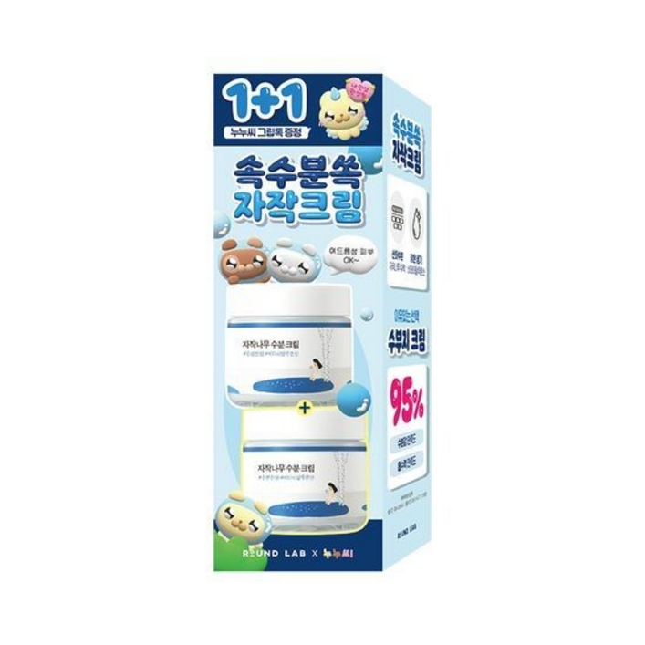 라운드랩 자작나무 수분크림, 160ml,, 1개