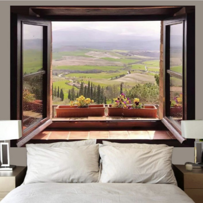 테피스트리 두꺼비집 가리개 행거 배전함 책장 주방 창문 커튼 GW몰