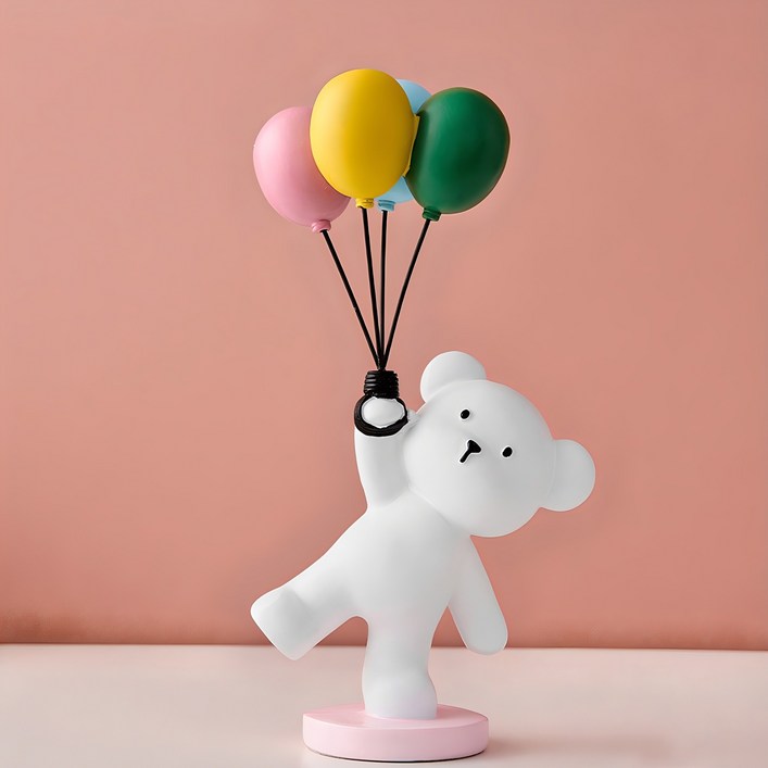 인테리어 미니 벌룬 곰돌이 오브제 장식 소품