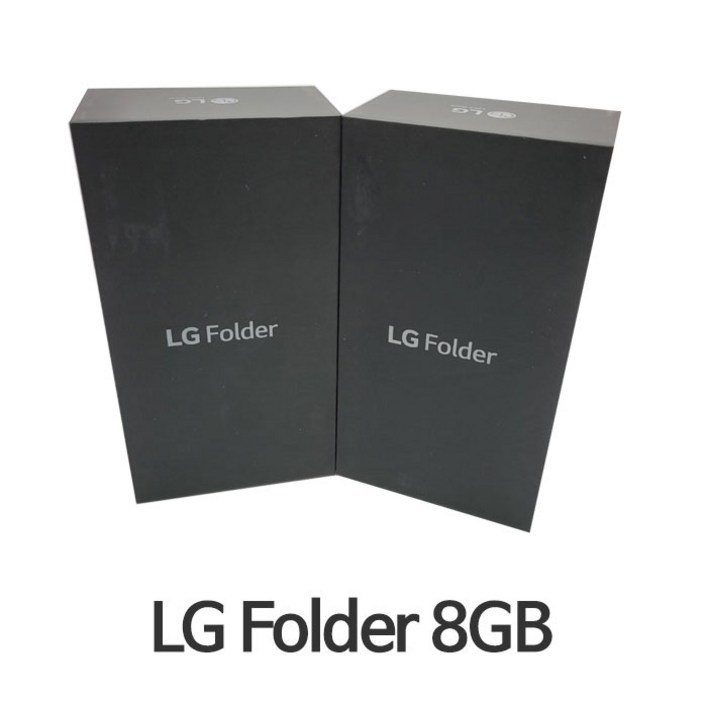 효도폰공기계 LG 폴더 LM-Y110 8GB 미사용 새제품 공기계