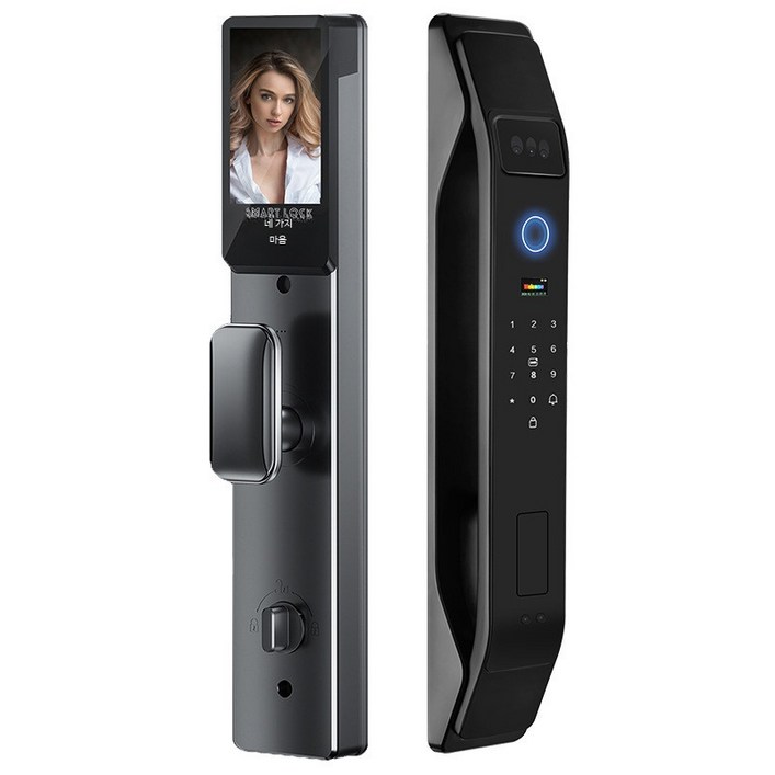 스마트 도어락 지문인식 얼굴인식 잠금장치 디지털 현관문 가정용 편리한 설치 IOT도어락 스마트홈 솔루션