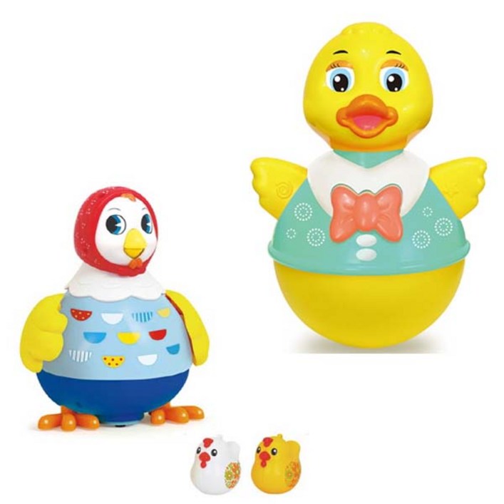 꼬꼬맘아기오리 뮤직 오뚝이 2종세트
