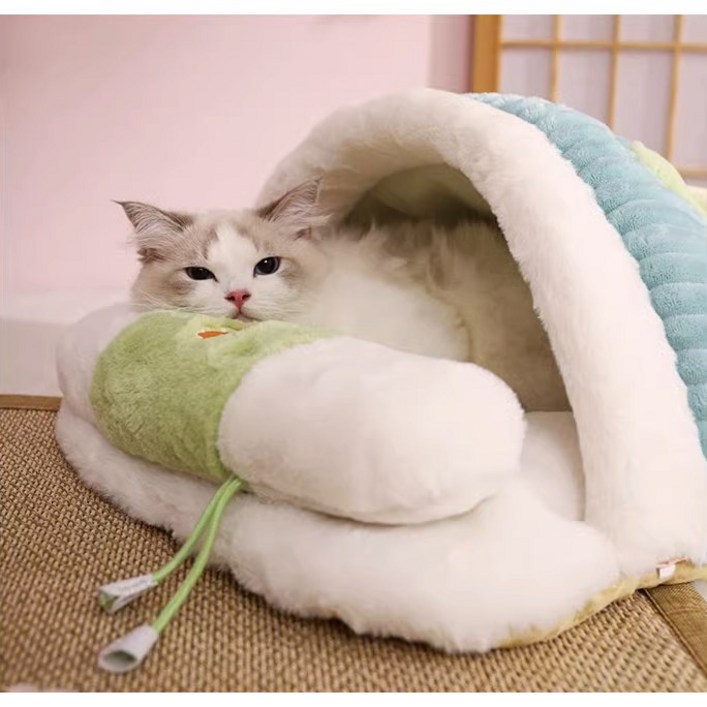 PCTN 고급 고양이 이불베개세트 캣배딩 애견이불집 강아지 이불배게세트 Pet Bedding Set