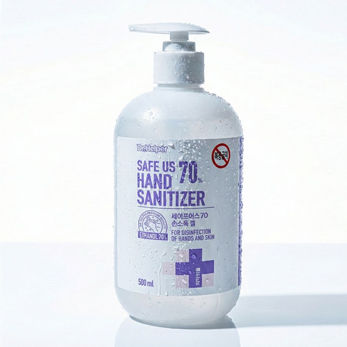 닥터헬퍼 세이프어스 핸드겔 에탄올 70% 의약외품 500ml, 1개