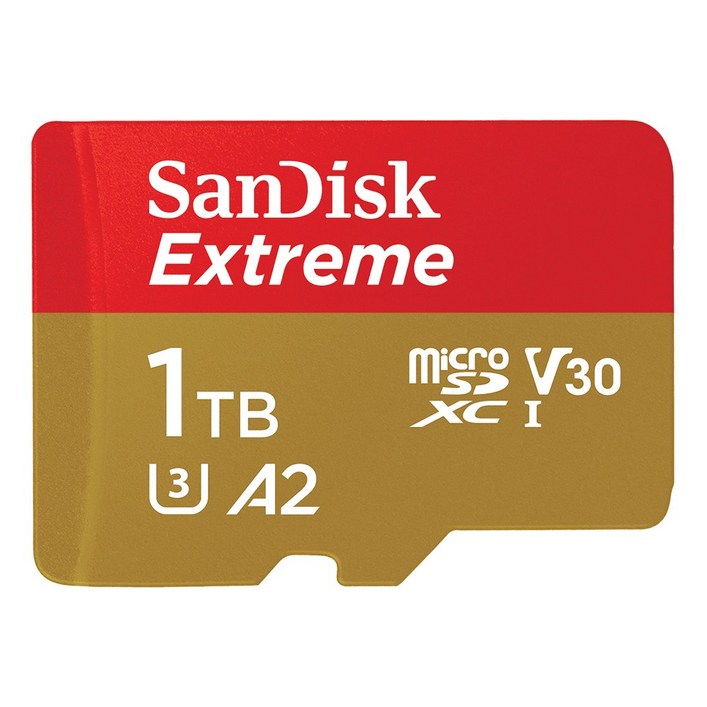 마이크로sd카드1tb 샌디스크 MicroSDXC Class10 Extreme SQXAV 4K 마이크로SD카드 블랙박스용메모리