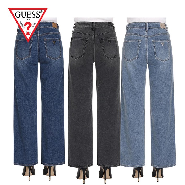 게스 여성 와이드핏 청바지 2025FW