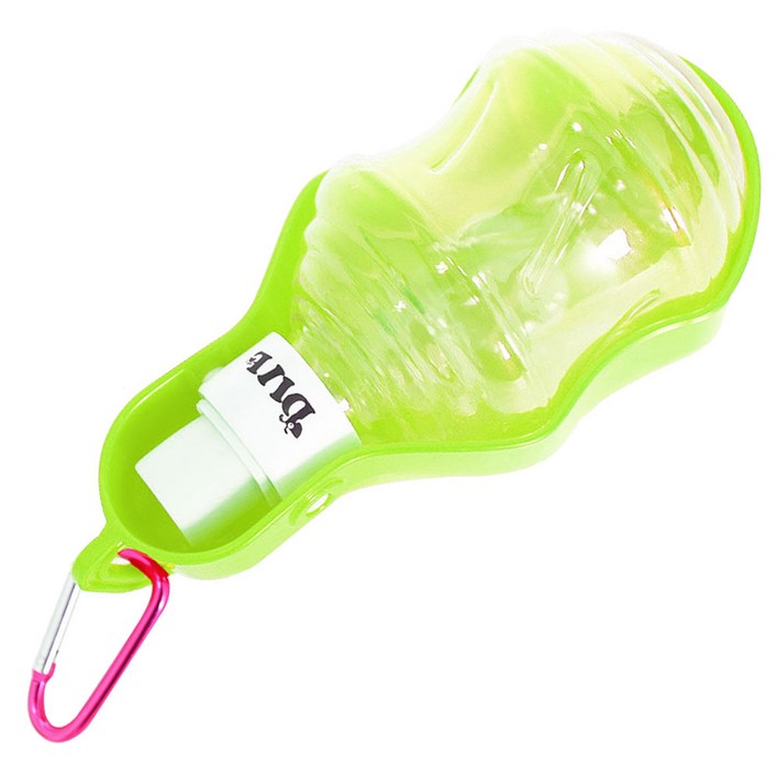 펫츄츄 반려동물 휴대용 물병, 1개, 그린 250ml