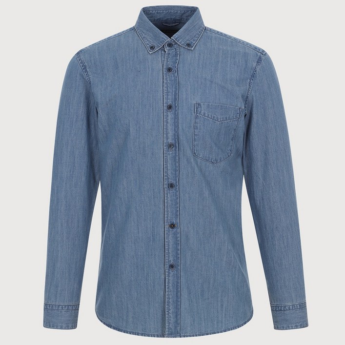 인디안 26년 봄 최저가 고급 면100 데님 워싱 캐주얼남방 셔츠 MIKNL5Y1161NBC