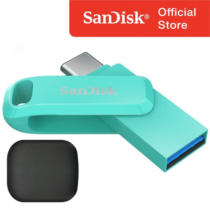 샌디스크 USB 메모리 SDDDC3 민트 C타입 OTG 3.1 대용량 USB 전용 케이스, 512GB 샌디스크 USB 메모리 SDDDC3 민트 C타입 OTG 3.1 대용량 USB 전용 케이스, 512GB