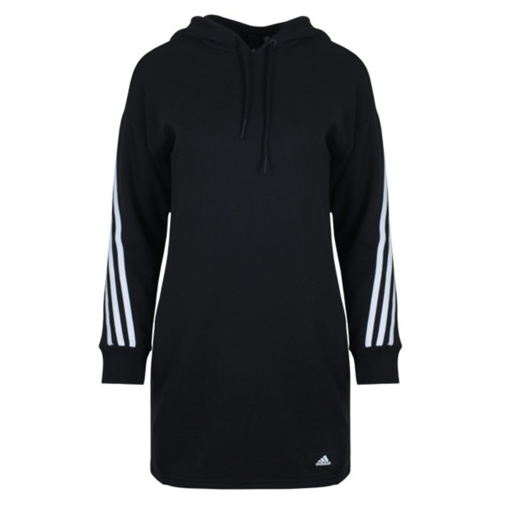 여성 퓨쳐아이콘 롱 후드 원피스 GU9699