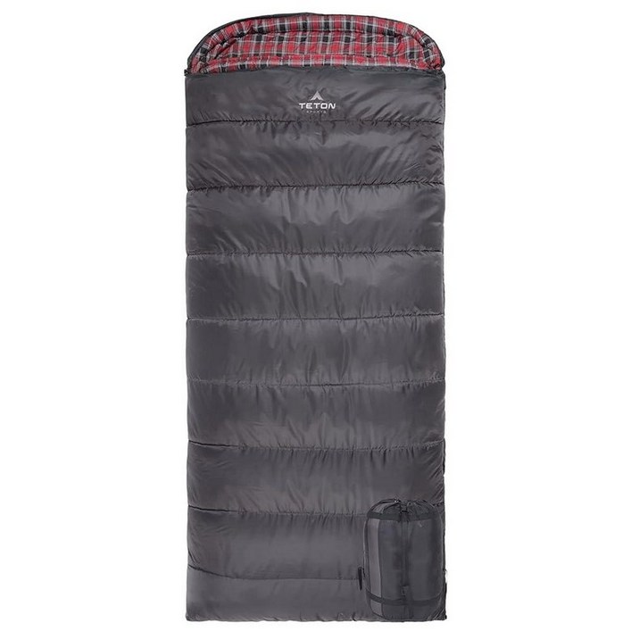 TETON Sports Celsius XL 25F 침낭 추운 날씨용 가족 캠핑에 적합 무료 압축 가방 119143 3580380150