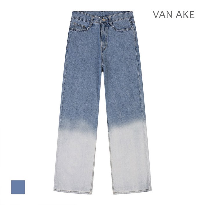 [반에이크] 투톤워싱 데님팬츠_VB35DLQ403W