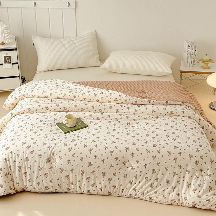 수스존 3D 극세사 봄 가을 겨울 양면 차렵이불 팝잇이불