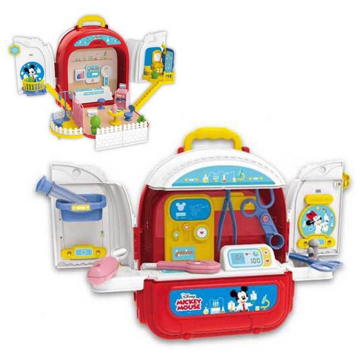 병원놀이 미키 멀티 병원놀이세트 66278 all46753ky, 혼합, 1개