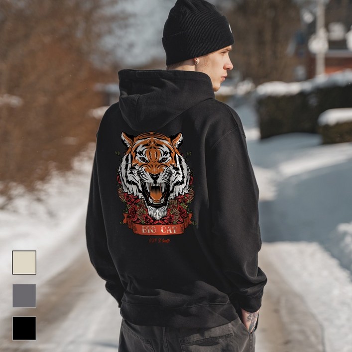 OHP 작품을 입는다 기모 후드집업 best4