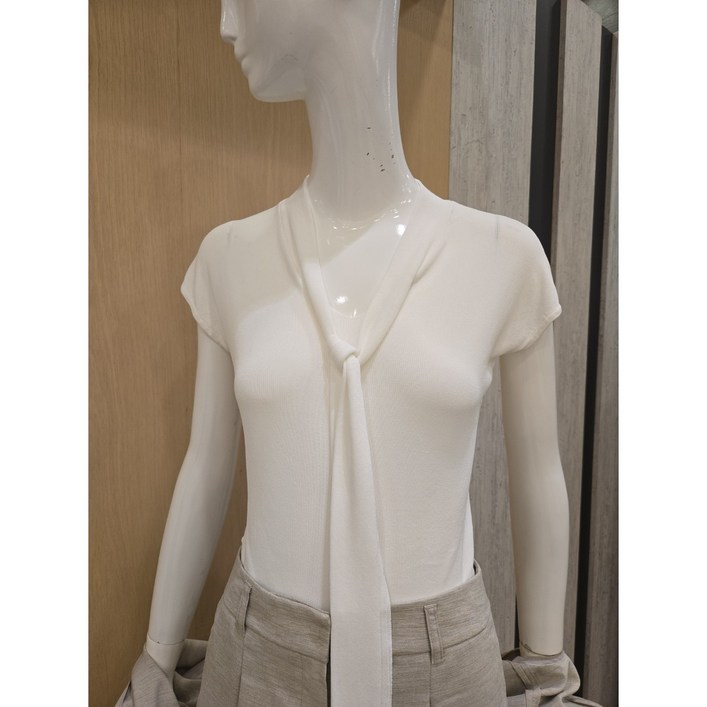 케네스레이디 캡소매 타이 풀오버 니트티  EVPOPG9902