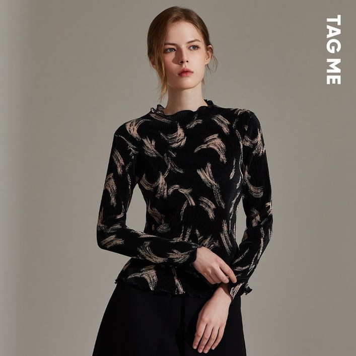 태그미 플리츠 블라우스 4종