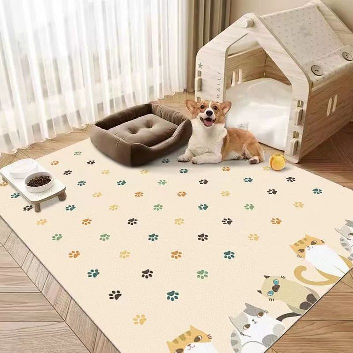 나비 푸우형매트 논슬립 사계절 바닥 거실 고양이 강아지