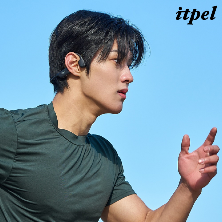 잇펠 블루투스 골전도 이어폰 무선 IPX8 방수 수영장 런닝 러닝 헬스 스포츠 운동 운전기사 배달 핸즈프리 귀 귀걸이형 노이즈캔슬링 오픈형 넥밴드 불루투스 4세대 프로2 프로3, 블랙, 잇펠 골전도 블루투스 이어폰 X8 MAX